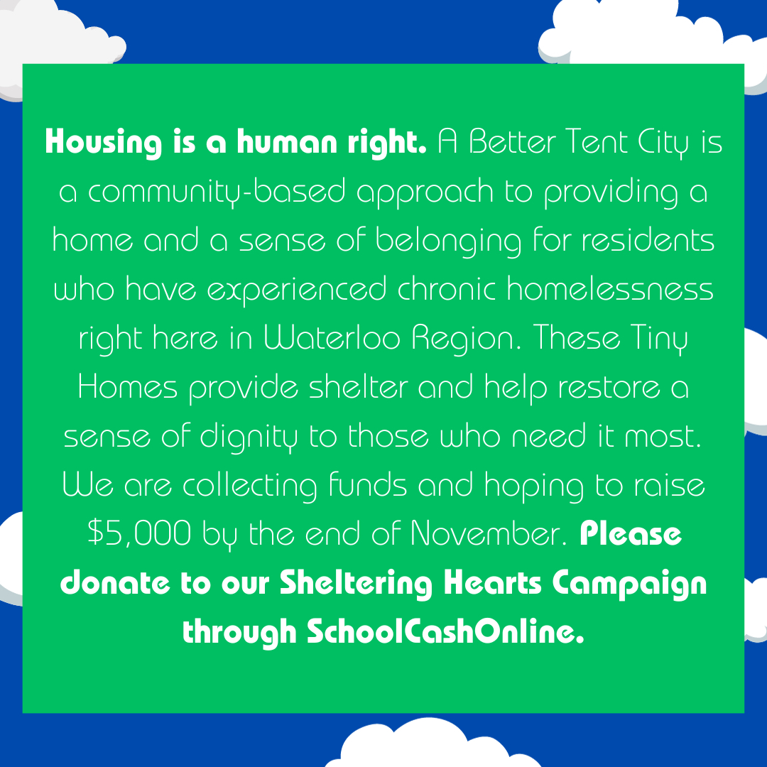 Sheltering Hearts Campaign St. David C.S.S.
